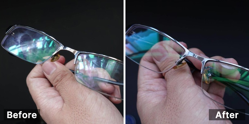 cleaning-glasses-with-ultrasonic-cleaner-before-and-after
